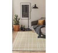 Tapis - Collection Caro - Powder Snow - Tapis à Motifs, Finition Artisanale, Tissage en Belgique - Tapis d'intérieur moderne et doux - Rectangulaire