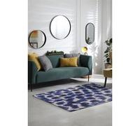 Tapis - Collection Ikat Beneffito - Ultramarine - Tapis d'intérieur moderne et doux - Rectangulaire - 200 x 280 cm BLEU_MARINE G