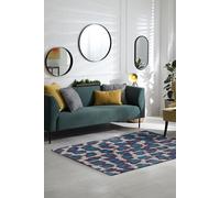 Tapis - Collection Ikat - Blue Duck - Tapis d'intérieur moderne et doux - Rectangulaire - 140 x 200 cm