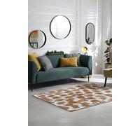 Tapis - Collection Ikat - Golden Sand - Tapis d'intérieur moderne et doux - Rectangulaire - 170 x 240 cm