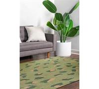 Tapis - Collection Leo Beneffito - Spinach - Tapis à Motifs, Finition Artisanale, Tissage en Belgique - Tapis d'intérieur moderne et doux - Rectangulaire - 200 x 280 cm VERT G