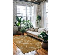 Tapis - Collection Mushroom - Herbarium - Tapis à Motifs, Finition Artisanale, Tissage en Belgique - Tapis d'intérieur moderne et doux -