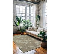 Tapis - Collection Mushroom - Parchment - Tapis à Motifs, Finition Artisanale, Tissage en Belgique - Tapis d'intérieur moderne et doux -