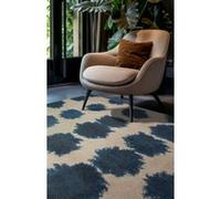 Tapis - Collection Paintball Beneffito - Curacao - Tapis à Motifs, Finition Artisanale, Tissage en Belgique - Tapis d'intérieur moderne et doux - Rectangulaire - 170 x 240 cm BLEU G