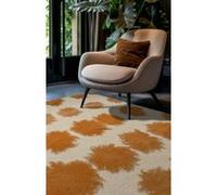 Tapis - Collection Paintball Beneffito - Pastaga - Tapis à Motifs, Finition Artisanale, Tissage en Belgique - Tapis d'intérieur moderne et doux - Rectangulaire - 140 x 200 cm Jaune G
