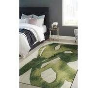 Tapis - Collection Swing Beneffito - Sand Forest - Tapis à Motifs, Finition Artisanale, Tissage en Belgique - Tapis d'intérieur moderne et doux - Rectangulaire - 200 x 280 cm VERT G