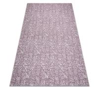 Tapis COLOR 47373260 SISAL lignes triangles chevrons violet / beige 80x150 cm