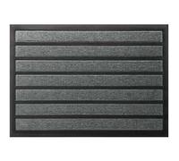 Tapis combi absorbant grattant - 60 x 90 cm - Gris