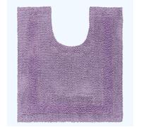 Tapis contour WC en coton 50 x 55 cm - Lilas