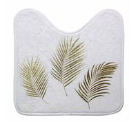 Tapis Contour WC Imprimé ""Orbella"" 45x45cm Blanc