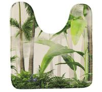 TAPIS CONTOUR WC MICROFIBRE IMPRIME 45X50CM - OASIS - Tendance