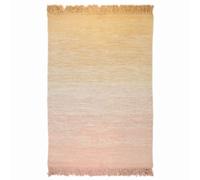 Tapis coton kirthy nude rose par nattiot