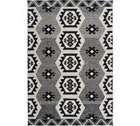 Tapis Coupe 3D à Poils Courts "Ethnie" Gris 200 x 290 cm Gris G