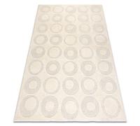 Tapis crème DUNE 2552 - Motif paon structure 240x330 cm