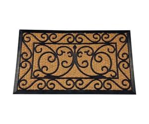 Tapis cuba rectangulaire volute 40x60cm