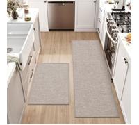 Tapis Cuisine Antidérapant 43.5 x 150 cm Tissé Tapis de Couloir Tapis de Cuisine Devant Evier Lavable Anti-saleté