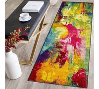 Tapis Cuisine Devant evier,tapis de couloir coloré,Lavable Doux Polyester Tapis D'EntréE Interieur Absorbant，Tapis de Passage ,Tapis de Couloir,Facile à Nettoyer - Différentes Dimensions