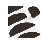 vidaXL Tapis d'escalier auto-adhésifs 10 pcs Anthracite 56x17x3 cm