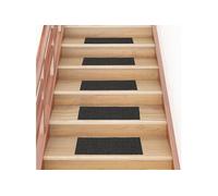 Tapis d escalier autocollants rectangulaire 15 pcs 60x25 cm