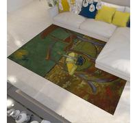 Tapis d’Espace 60x90 Tapis antidérapant Lavable pour Le Salon Chaise Vintage imprimé air Peinture Huile Art Classique moquet rectangulaire Poil Bas pour Chambre Salle Manger Couloir entrée