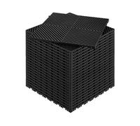 Tapis Dalle de sol de Drainage-VEVOR-415x415 mm-Dalles de Sol de Drainage Modulaire Emboîtable, 24 pcs-pour Garage, Jardin, Cuisine