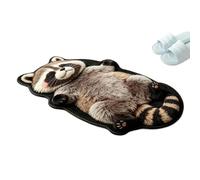 Tapis d'animaux pour salon Motif raton laveur Tapis Décoration | Tapis doux pour la maison, la salle à manger, la chambre, la cuisine, l'entrée, le couloir, le lieu de travail