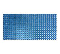 Tapis de baignoire bulles - bleu transparent - 72x36 cm