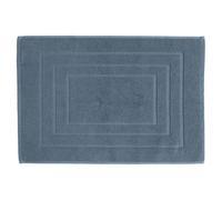 Tapis de bain 100% coton 1000g/m2 collection NAÏA 60x40 cm bleu Orage