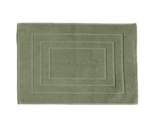 Tapis de bain 100% coton 1000g/m2 collection NAÏA 60x40 cm vert Olive
