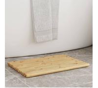 Tapis de bain 2 pcs 50x35 cm bambou