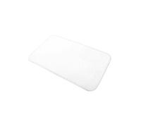 Tapis de bain 45 x 75 cm microfibre unie vitamine Blanc