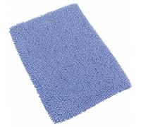 Tapis de bain 50x80 cm CHENILLE Bleu mer 1800 g/m2
