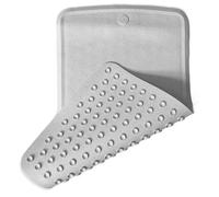 Tapis De Bain Antidérapant 55cm X 32cm En Caoutchouc Marbre Gris TU