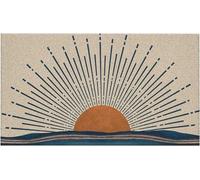 Tapis de bain antidérapant en PVC 43 x 76 cm « Coucher de soleil »