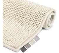 Tapis de bain antidérapant Nature 70 x 120 cm - Tapis de sol moelleux pour la douche et la salle de bain - Compatible avec le chauffage au sol
