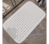 Tapis de Bain antidérapant pour Le Massage des Pieds, Grand Tapis de Douche 60 x 90 cm avec Brosse exfoliante pour Les Pieds, Non Toxique et sans BPA, avec ventouses et Trous d'évacuation (g