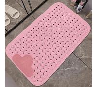 Tapis de Bain antidérapant pour Le Massage des Pieds, Grand Tapis de Douche 60 x 90 cm avec Brosse exfoliante pour Les Pieds, Non Toxique et sans BPA, avec ventouses et Trous d'évacuation (g