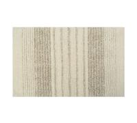 Tapis de bain antidérapant rectangulaire beige L.80 x l.50 cm Nomad