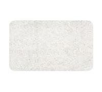 Tapis de bain antidérapant rectangulaire blanc L.120 x l.70 cm Highland
