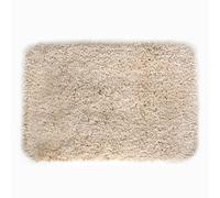 Tapis de bain antidérapant rectangulaire sable L.65 x l.55 cm Highland