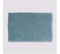 Tapis de bain ""Chenille"" 50 x 80 cm Atmosphéra - Bleu artic