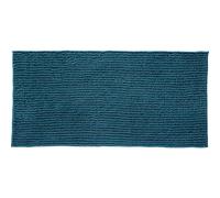 Tapis de bain chenille 60x180 en polyester uni canard 60x120cm