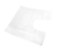 Tapis de bain contour WC et lavabo 60x60 cm FLAIR Blanc 1500 g/m2