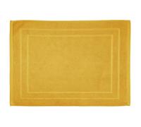 Tapis de bain coton jaune moutarde 50x70cm