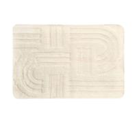 Tapis de Bain Design Strio 50x75cm Blanc