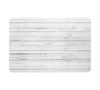 Douceur d'Intérieur, Tapis de Bain (40 x 60 cm) Agave Blanc, Diatomite Imprimée