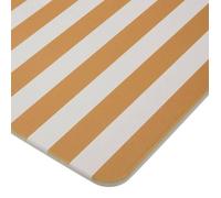 Tapis de bain diatomite séchage rapide 39x60cm STRIO rayé jaune - 5five