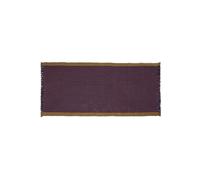 Tapis de bain en coton multicolore, rectangulaire, tissé main - Hübsch, Atyourfeet - 200x80 cm