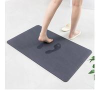 Tapis de Bain en Diatomite - 40x60 cm, Antidérapant, Absorbant et Sèchage Rapide, Pour Salle de Bain Sécurisée
