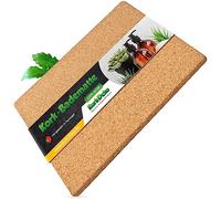 Tapis de bain en liège - Tapis de sol pour salle de bain et bien-être - 45 x 30 cm - 100 % liège naturel